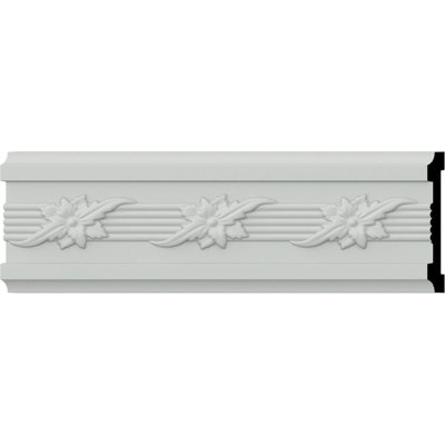 3 3/8"H x 1/2"P x 94 1/2"L, (3 1/2" Repeat), Winston Chair Rail (12-Pack)