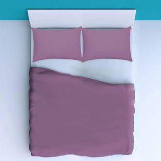 400TC Sateen Solid Cotton 4 Piece Sheet Set Fitted Sheet Fits Upto 16" Deep Pocket