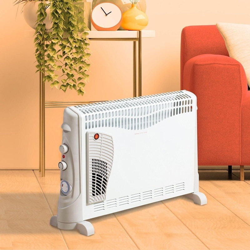 Belfry Heating Maud 2000W 0 BTU Electric Radiator Space Heater with Adjustable Thermostat