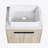 24 " Modern Design Float Bathroom Vanity With Ceramic Basin Set