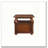 Walnut 2-Drawer End Table