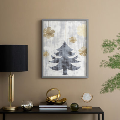 «Christmas Holiday Art», reproduction encadrée CECV III