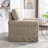 33" Wide Modern Soft Cushioned Back Striped Round Arm Accent Chair With Swivel (Set of 3)-1569816537
