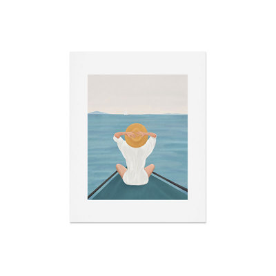 «Flow Line Summer Holiday I», reproduction d'art - sans cadre