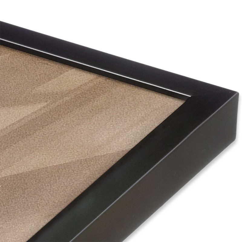 Sienna Strips I, Cadre simple en zinc patiné, H 15,25 po x l 12,25 po