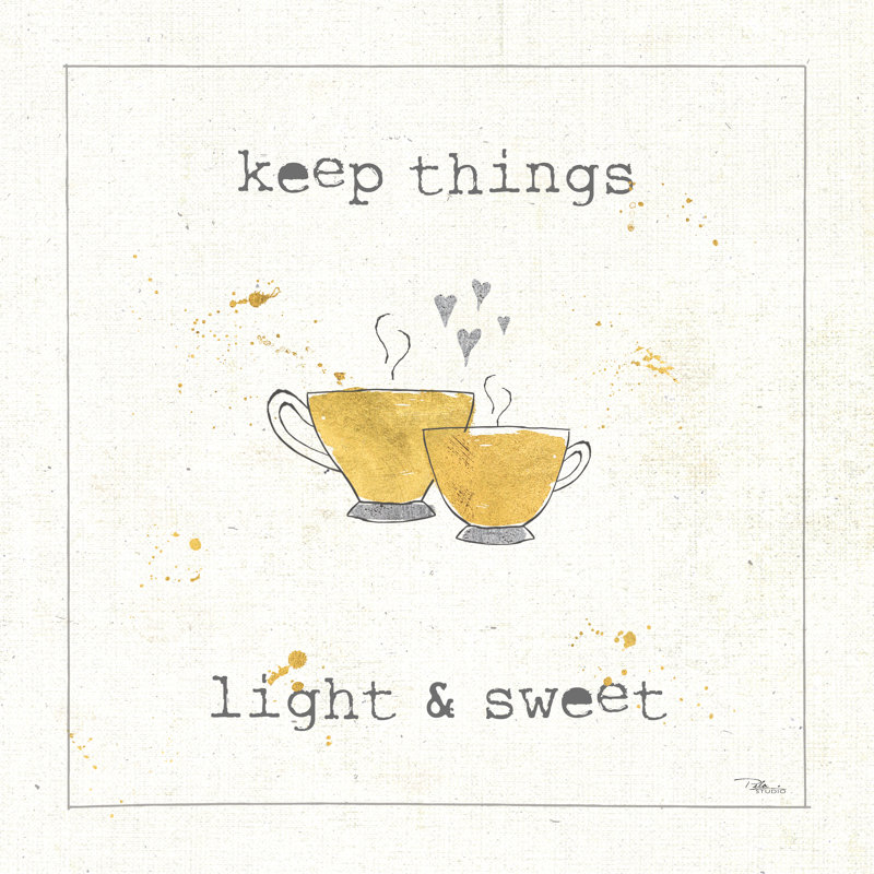 Cuisine Cuties Coffee Hearts - No Frame Painting on Canvas, 30cm H x 30cm W