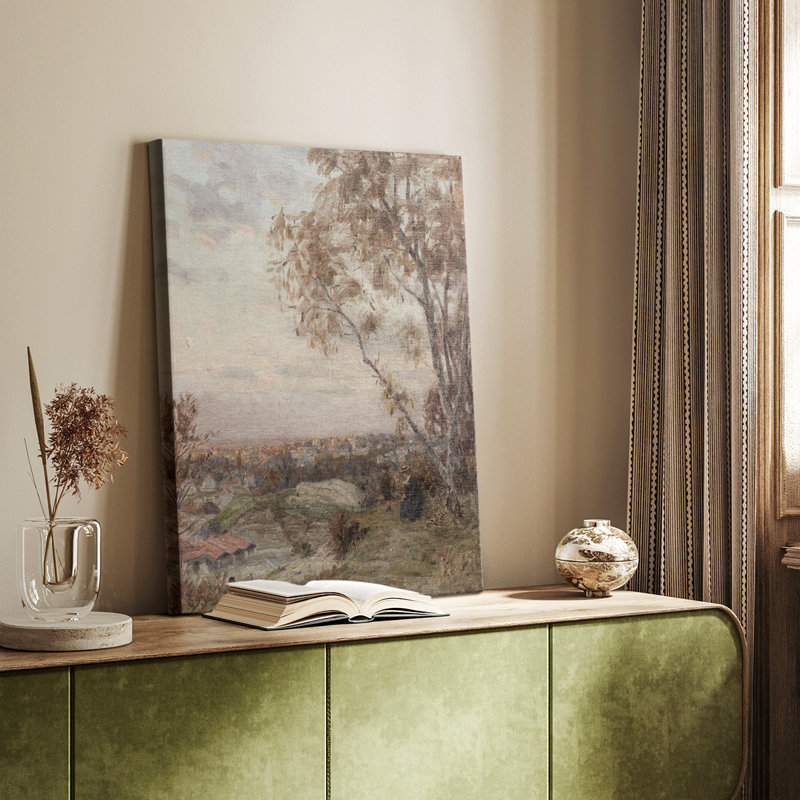 Paysage rétro Cxxxv - galerie Cavas sur mesure