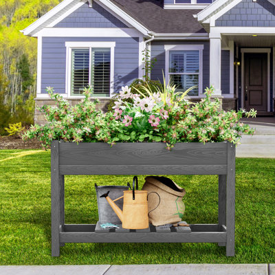 High-Density Polyethylene Elevated Planter