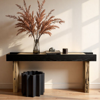 Console d'entrée de style Mid-Century moderne
