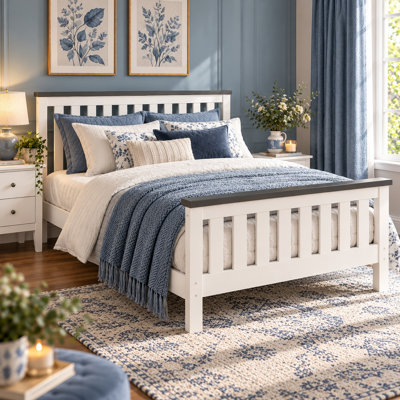 Solid Pine wood Shanghai Marcus Bed Frame