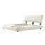 Structure de lit très grand, lit plateforme en chenille, beige-766024025-766024026