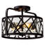 Plafonnier encastré 2 lumières 13 po Colrain-2063813197