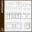 Ensemble de meuble-lavabo double 72 po avec plateau en marbre Shamar-960628928