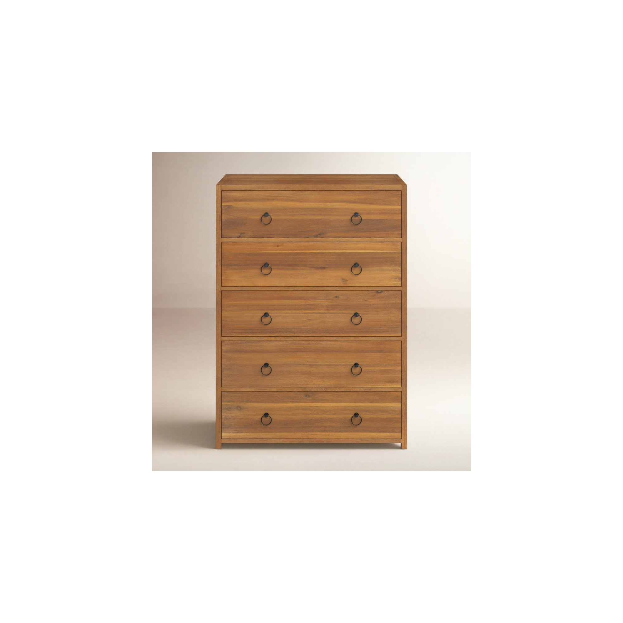 Elin 5 Drawer Dresser, Natural