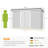 Garden Storage Shed  Outdoor Storage Shed 9' X 4'  Tool House With Double Lockable Doors For Backyard, Patio, Lawn, Garage-123794632