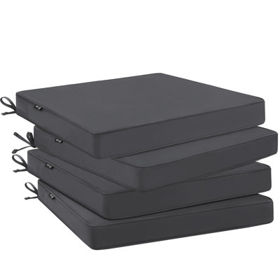 Water-Resistant Outdoor Seat Cushions(Set of 4)