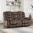 78.35'' Wide Modern Microfiber Manual Reclining Loveseat With Storage Console & Cup Holders-118698548