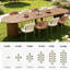 Table de salle à manger à rallonge Modern Modern-1759488469