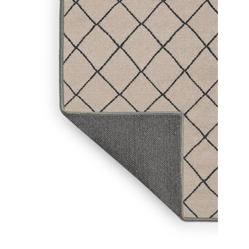 Tapis contemporain gris / noir, Rectangle 7 pi x 10 pi