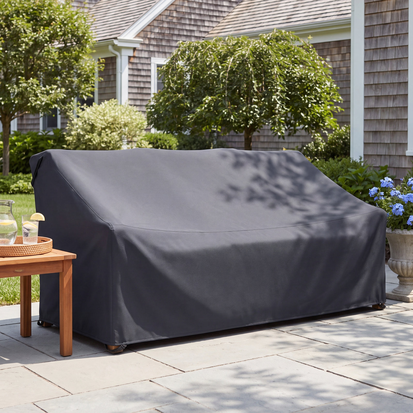 79" Outdoor Teak Patio Daybed Cover