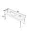 Bureau italien en noyer italien avec pieds en acier-1339308033-1339308035