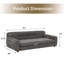 Canapé pour chien 51 po gris foncé-1001406078