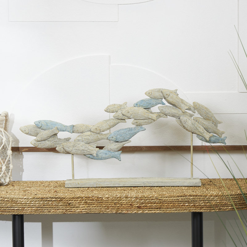 Sculpture bleu clair Watheroo Polystone