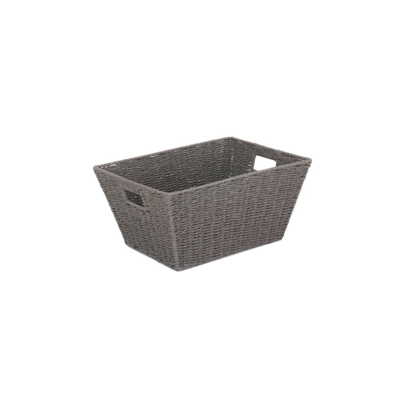 Deep Paper Rope Storage Tray Basket