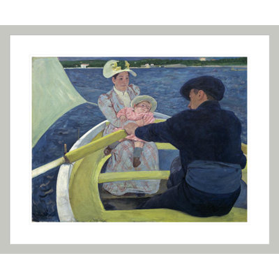 «The Boating Party» par Mary Cassatt, impression giclée sur cadre