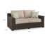 Gwennoline 71'' Wide Straight Loveseat with Cushions