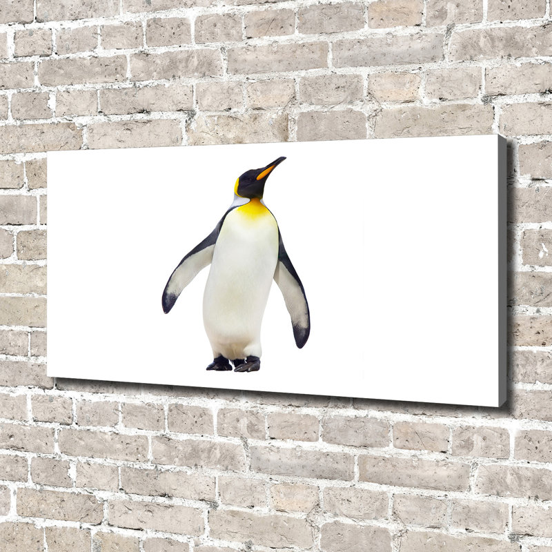 Penguin - No Frame Print on Canvas, Wrapped Canvas, 70cm H x 140cm W
