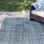 Tapis intérieur / extérieur bleu marine Steppe-1372285089