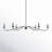 Zoyla 6-Light Chandelier in Matte Black-1745263087