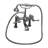 72'' x 30'' Freestanding Soaking Cast Iron Bathtub-72468481