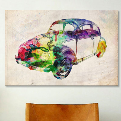 Reproduction d'art graphique sur toile «Beetle (Urban)» par Michael Tompsett