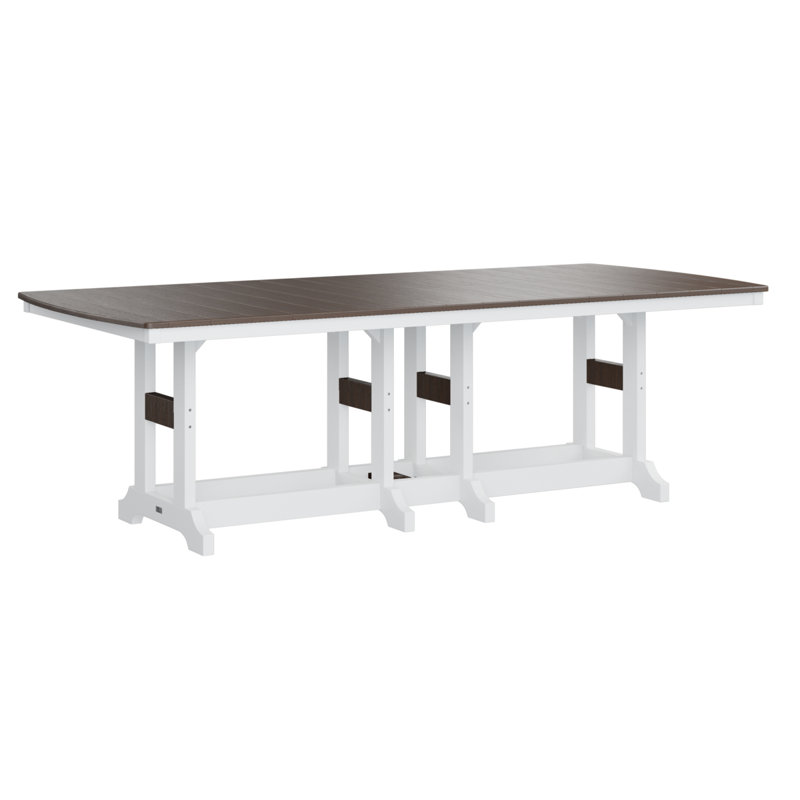 Table de salle à manger Calabria, H 35,5 po x l 96 po x P 44 po, Imbuia