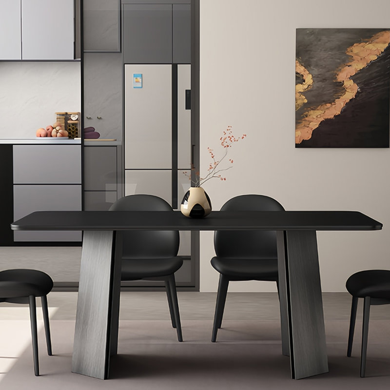 Trend-setting dining table, 29.5"H x 78.7"L x 35.4'W