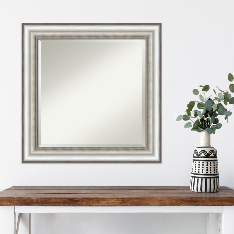 Tuohy Flat Wall Mirror, 25.25" x 25.25"