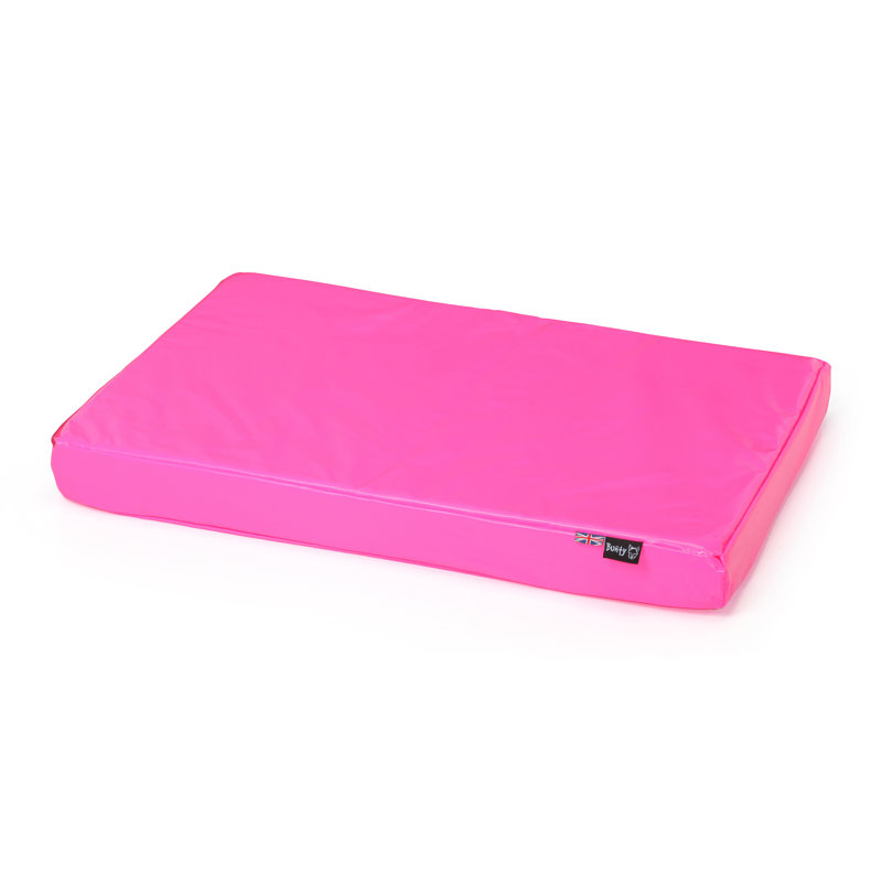 Arturo Orthopedic Polyester Pet Bed, Medium (91cm W x 68cm D x 8cm H), Pink