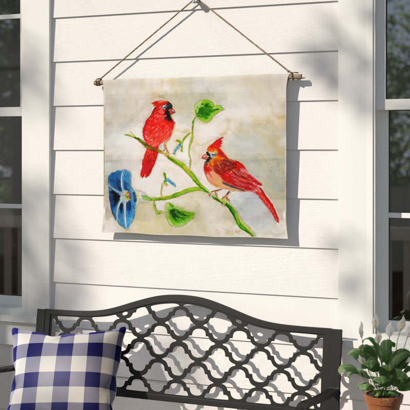 Suspension murale d’extérieur cardinals Emmalee