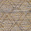 Geometric Flatweave Rug in Blue/Beige Jute-2107540917