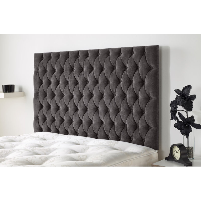 Campiglia Upholstered Headboard, Granite, Single (3')