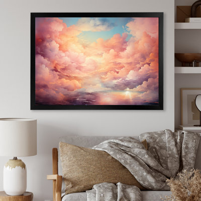 " Peach Sky Astral Symphony I "