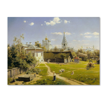 « moscow patio », impression sur toile tendue