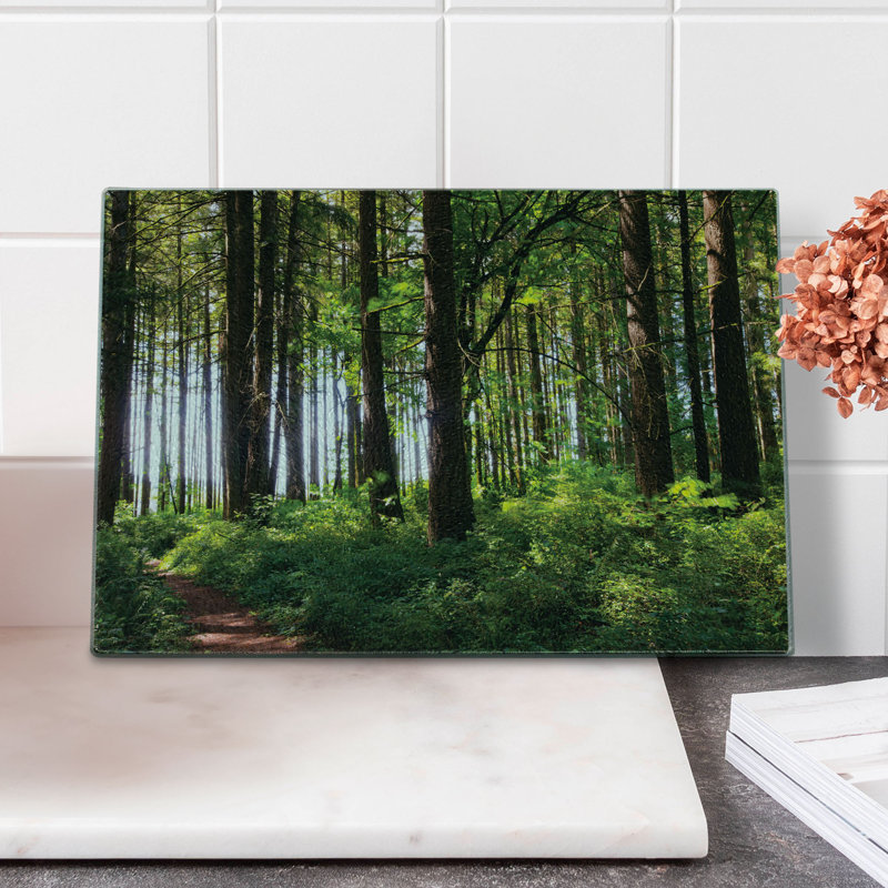 Planche à découper en bois trempé Ambesonne