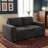 Hoelscher Pull Out Sleeper Sofa With Chaise Lounge Gray-1061517374
