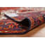 Tapis rouge géométrique 9 x 11 po