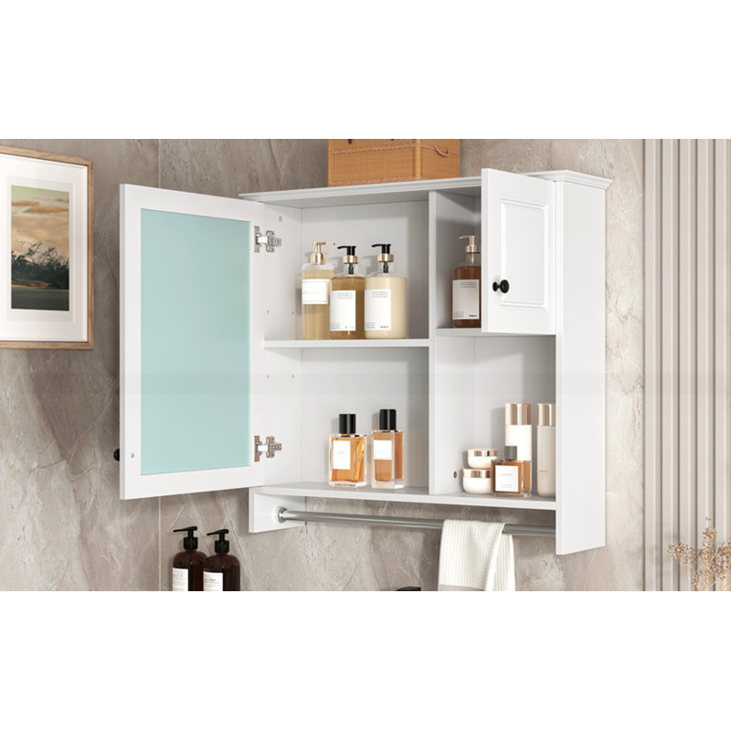 30" Bathroom Wall Cabinet with Mirror