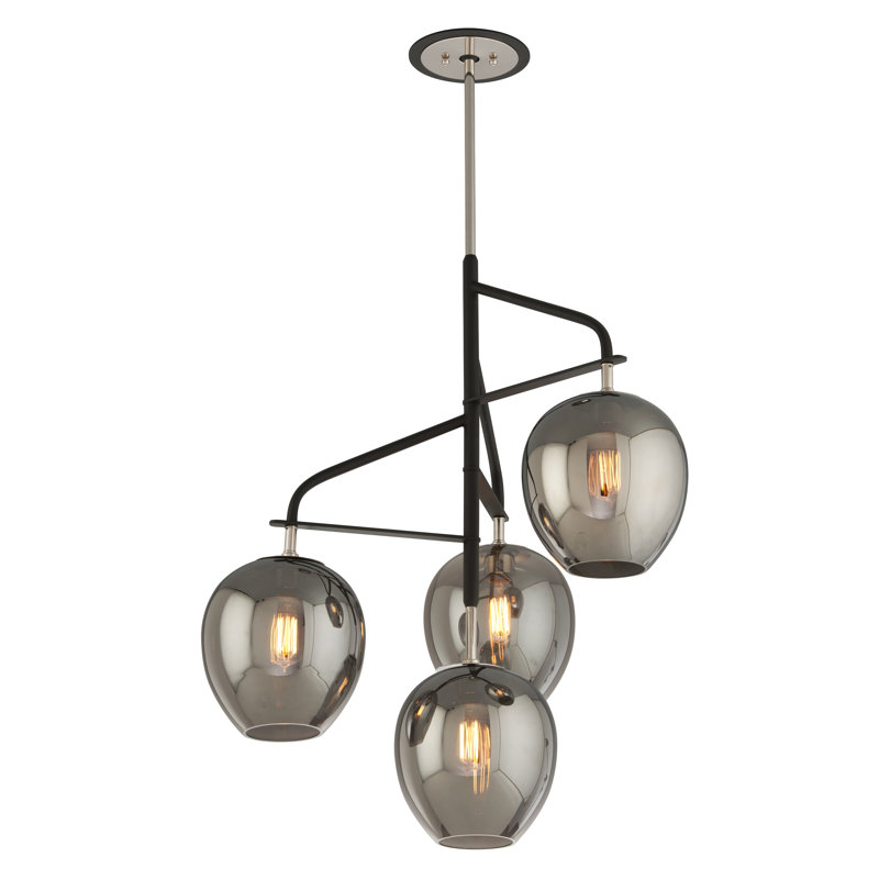 Odyssey 4 - Light Sputnik Modern Linear Chandelier, Large