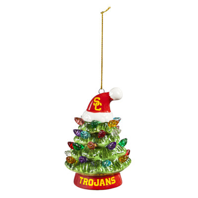 3.82'' Ceramic Lighted Holiday Shaped Ornament